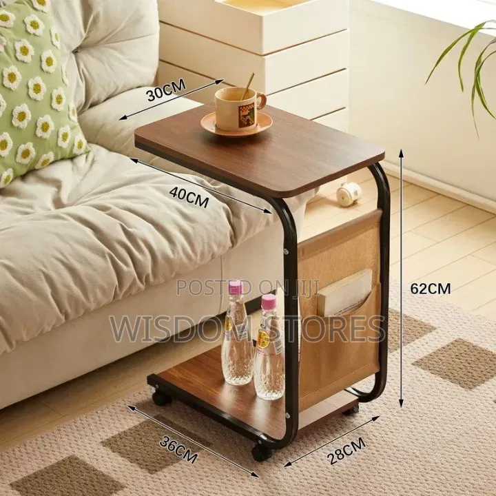 Movable Sofa Side Table