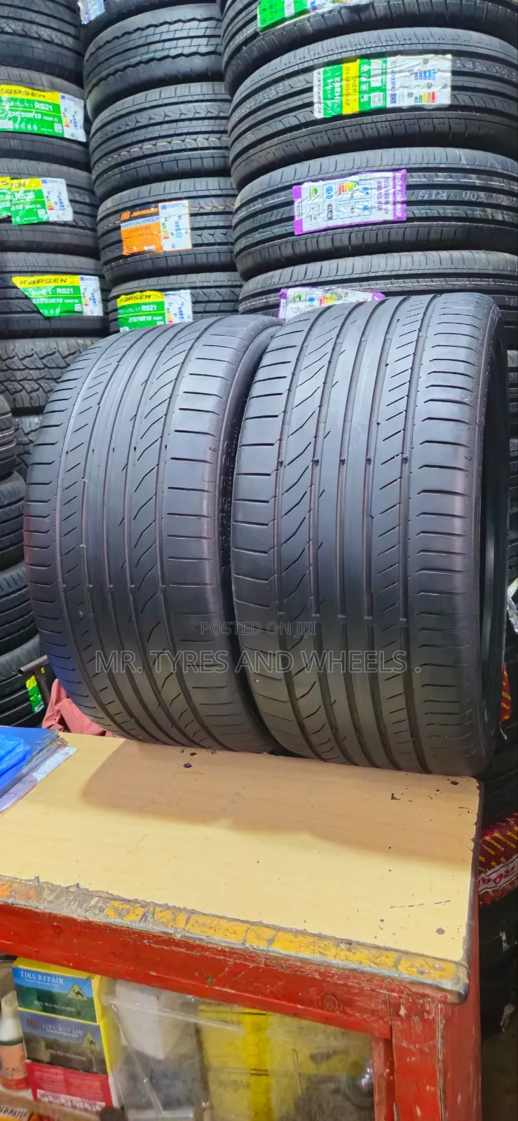 275 35 R20 Continental Tires Let the Goodness of the Tires Be on You.