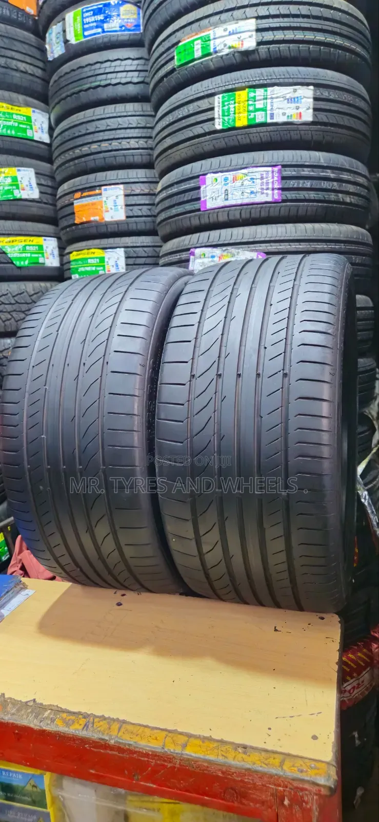 275 35 R20 Continental Tires Let the Goodness of the Tires Be on You.