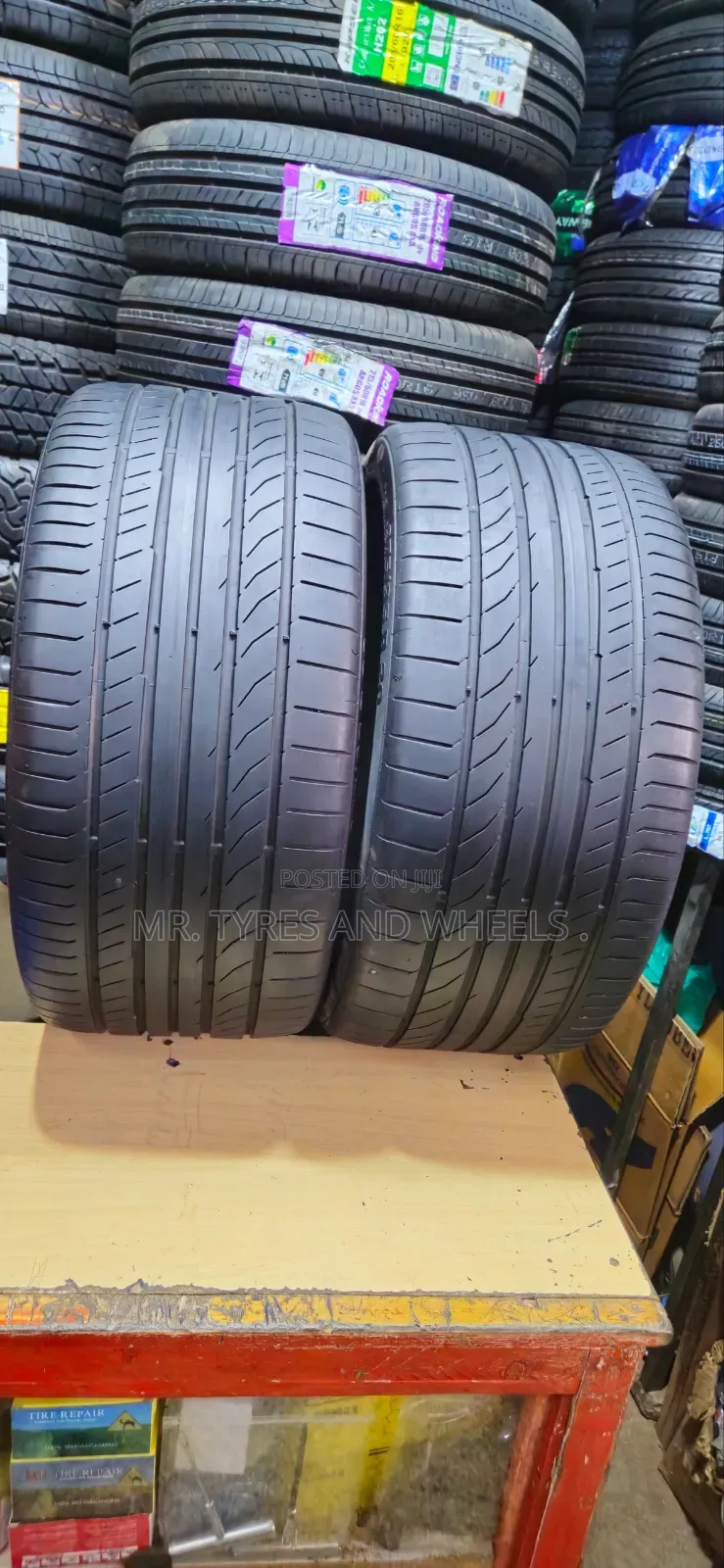275 35 R20 Continental Tires Let the Goodness of the Tires Be on You.