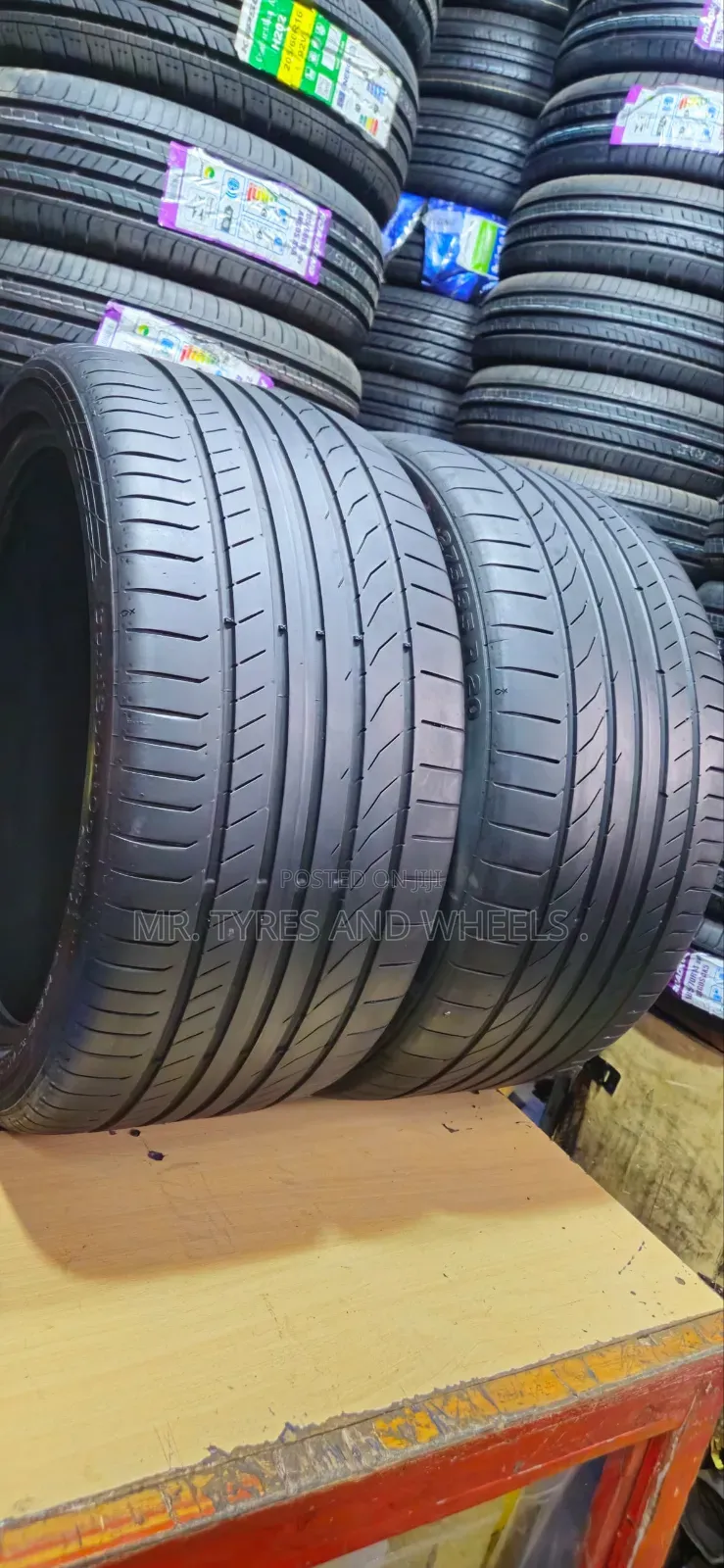 275 35 R20 Continental Tires Let the Goodness of the Tires Be on You.
