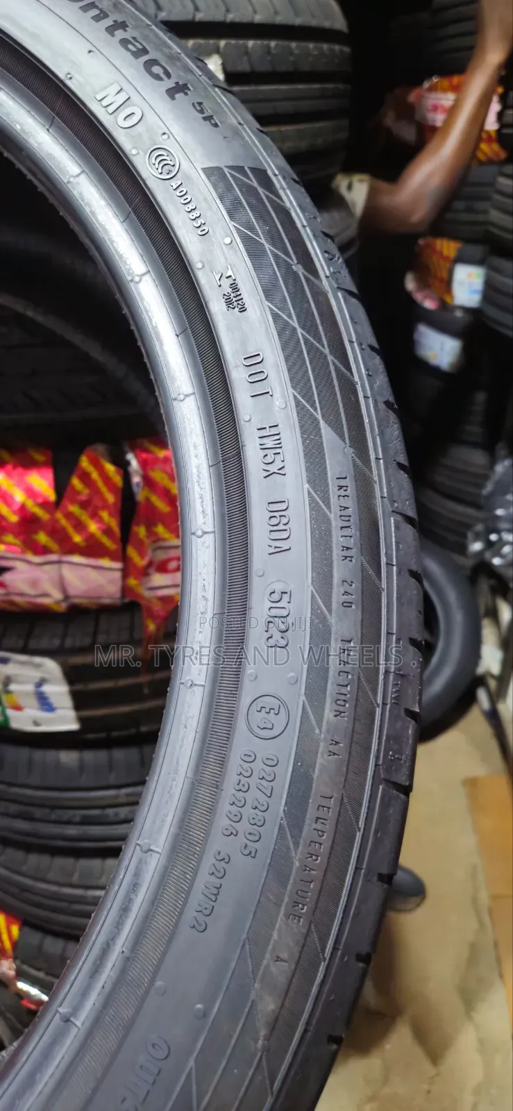 275 35 R20 Continental Tires Let the Goodness of the Tires Be on You.