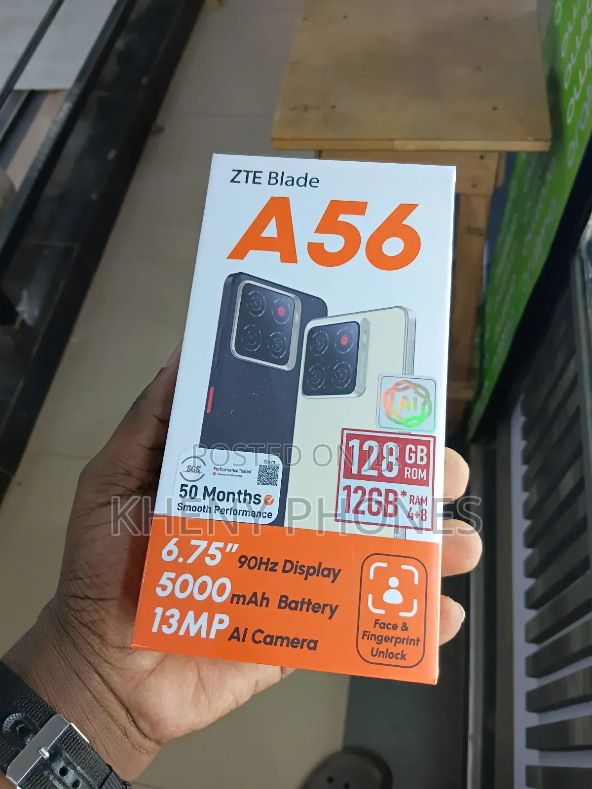 New ZTE Blade A56 128 GB Black