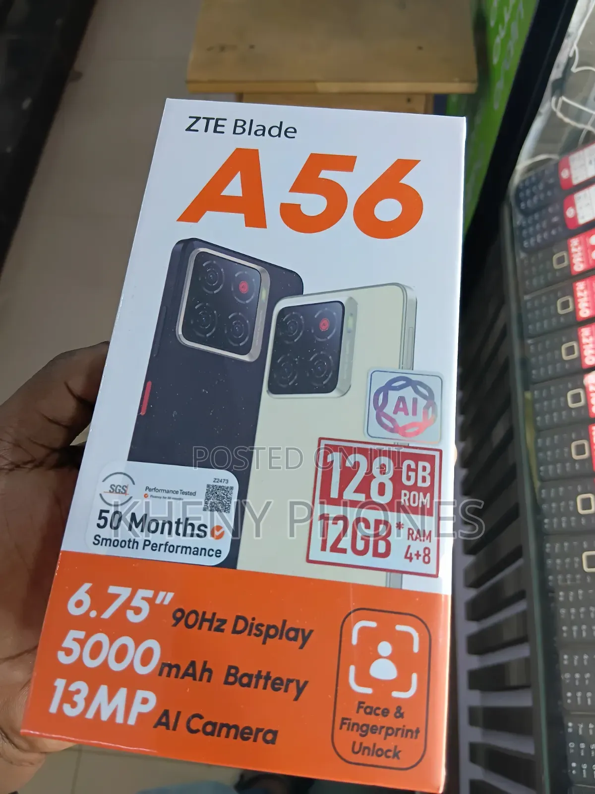 New ZTE Blade A56 128 GB Black