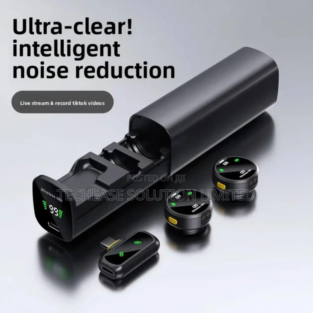 J10 Wireless Lavalier Microphone – Mini AI Noise Reduction Lavalier