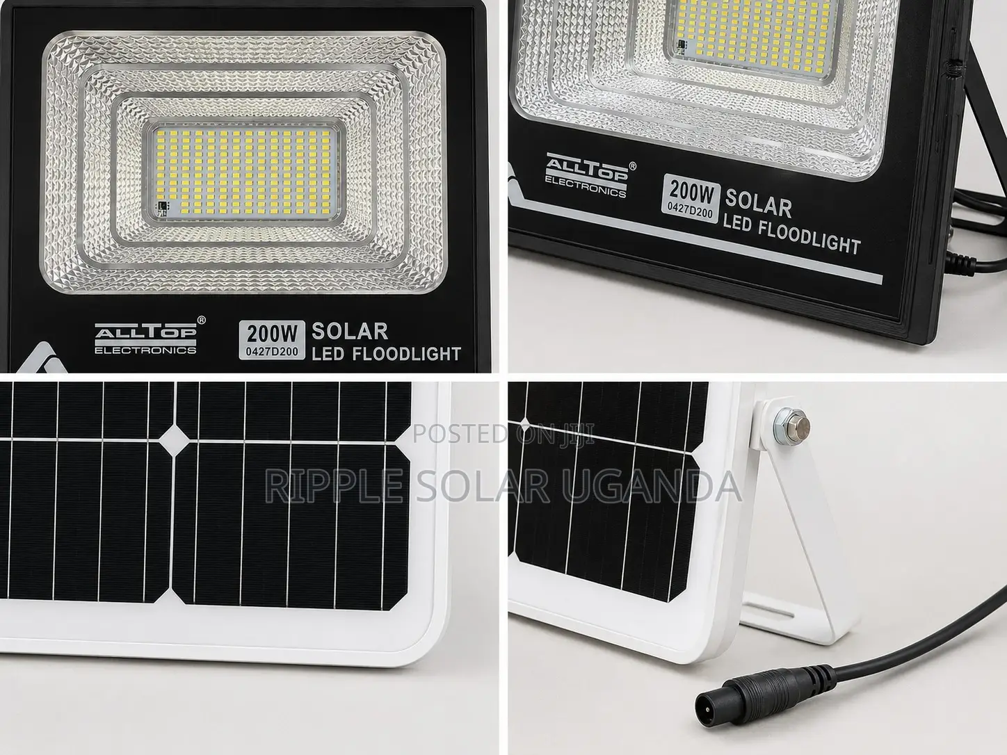 200W Solar Flood Light Waterproof Outdoor Security LED Lamp