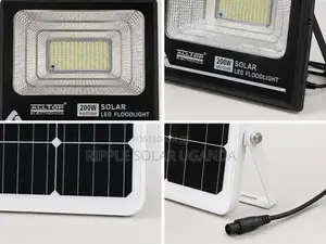 200W Solar Flood Light Waterproof Outdoor Security LED Lamp