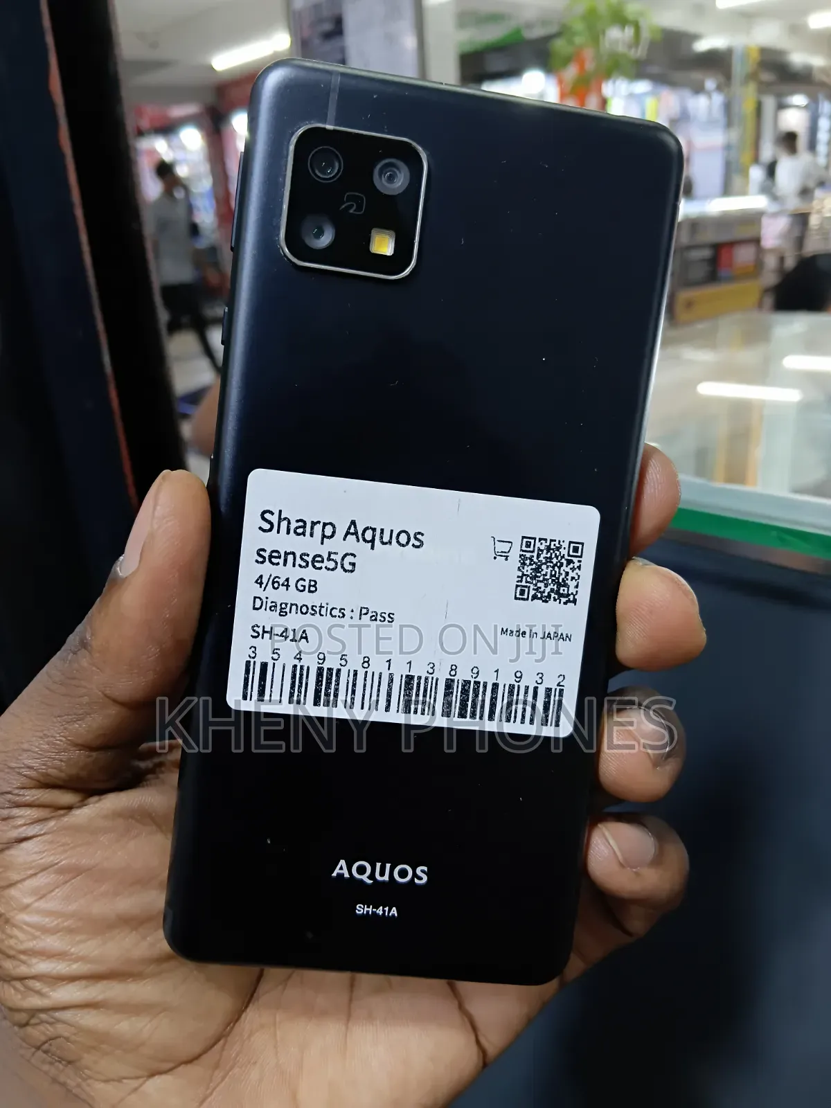 Sharp Aquos sense5G 64 GB Black