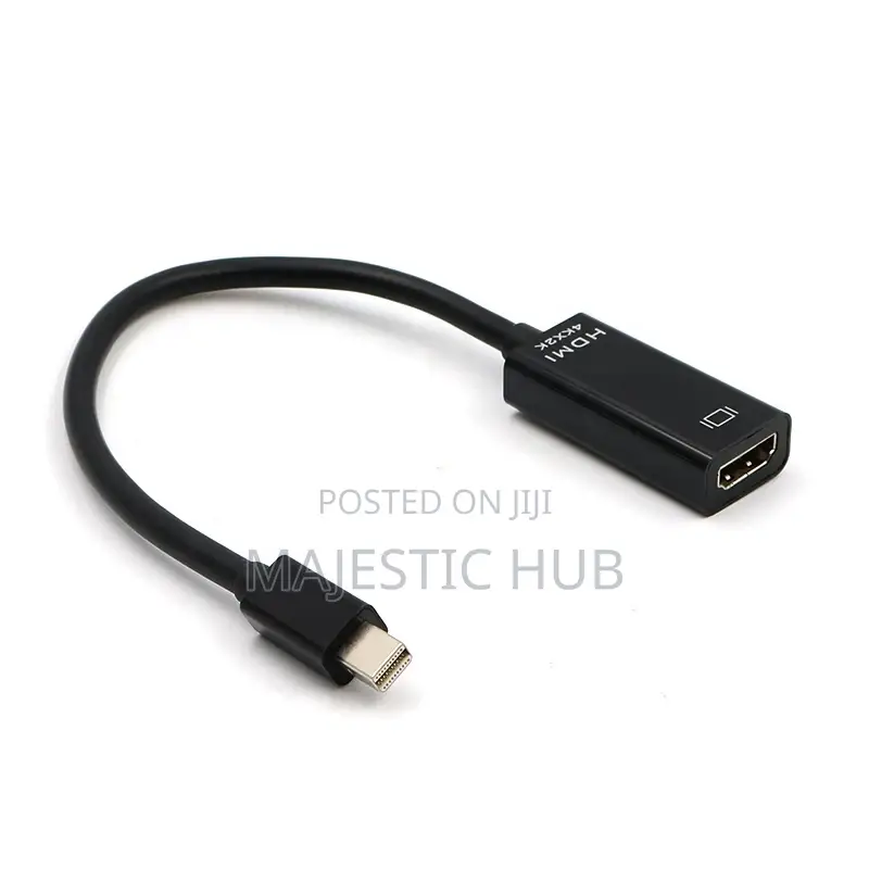 Mini DisplayPort to HDMI Adapter – Mini DP Male to HDMI Female