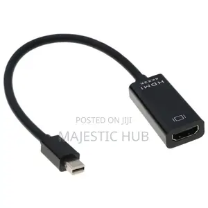 Mini DisplayPort to HDMI Adapter – Mini DP Male to HDMI Female
