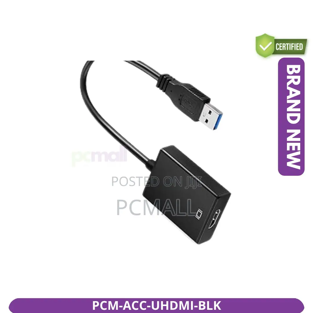 USB 3.0 HDMI Converter PCM-ACC-UHDMI-BLK Brand New