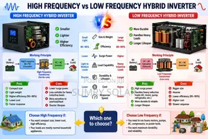 Hybrid Inverter 15kva/12kw Low Frequency