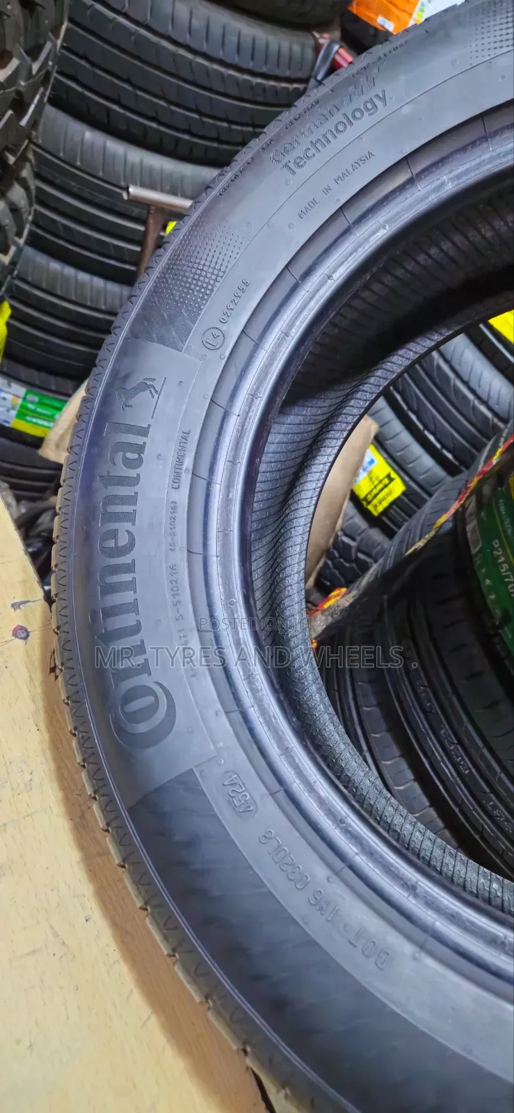 205 60 R16 Continental UltraContact Uc7 From Malaysia .