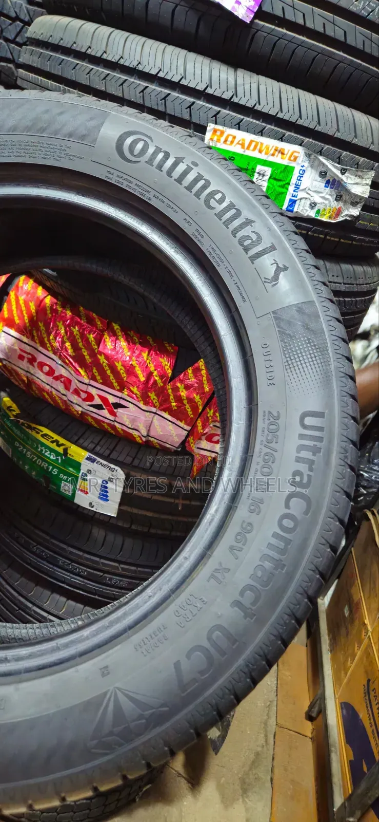 205 60 R16 Continental UltraContact Uc7 From Malaysia .