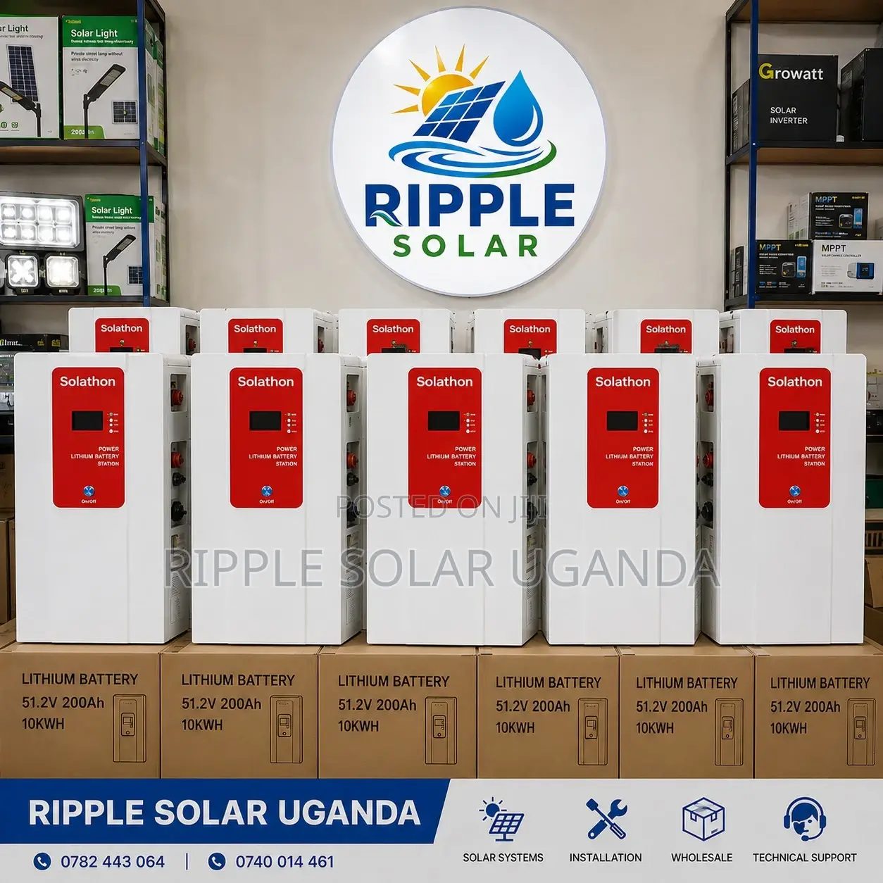 10kWh Lithium Battery 51.2V 200Ah LiFePO4 Solar Battery