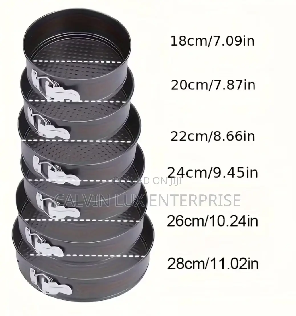 Round Baking Pans 6 Pieces