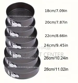 Round Baking Pans 6 Pieces