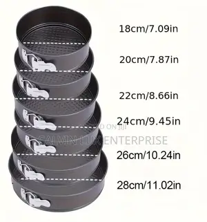 Round Baking Pans 6 Pieces