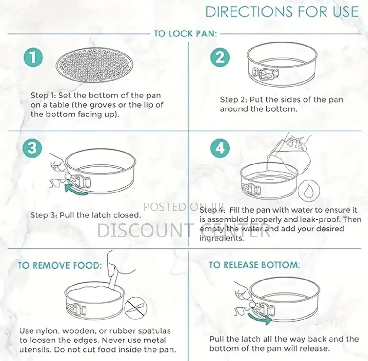 Round Baking Pans 6 Pieces