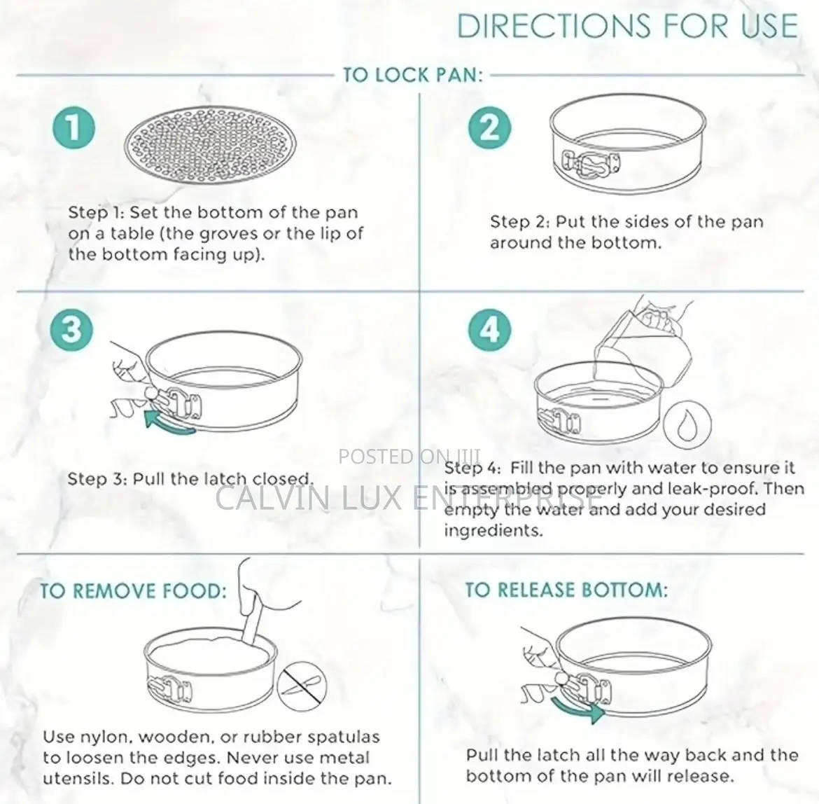Round Baking Pans 6 Pieces