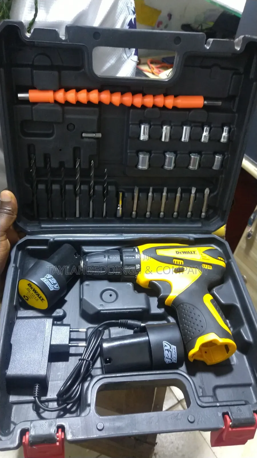 DEWALT 12V Cordless Drill Dual Batteries Perfect for Home and Business