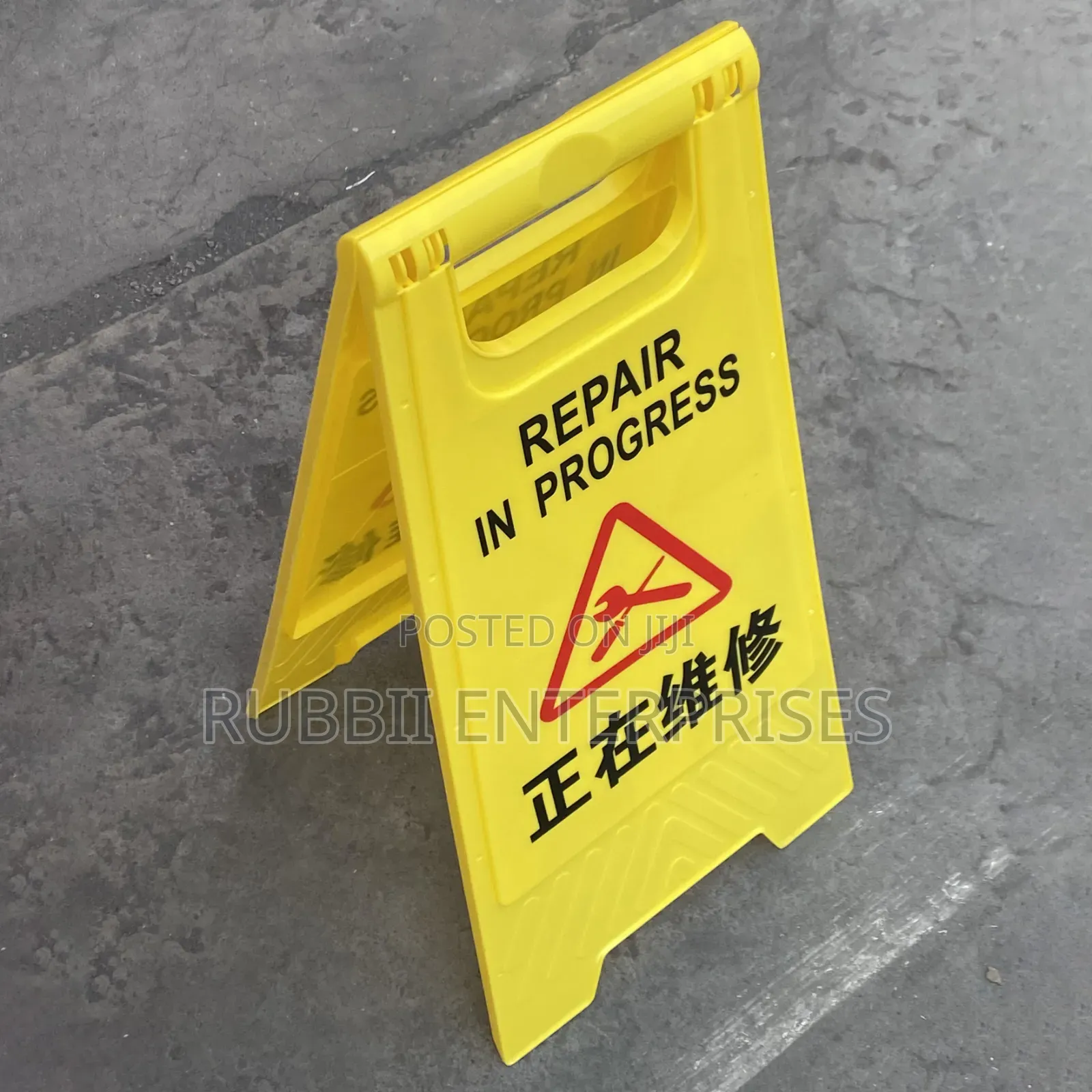 Foldable a Frame Caution Sign ~ Repair in Progress