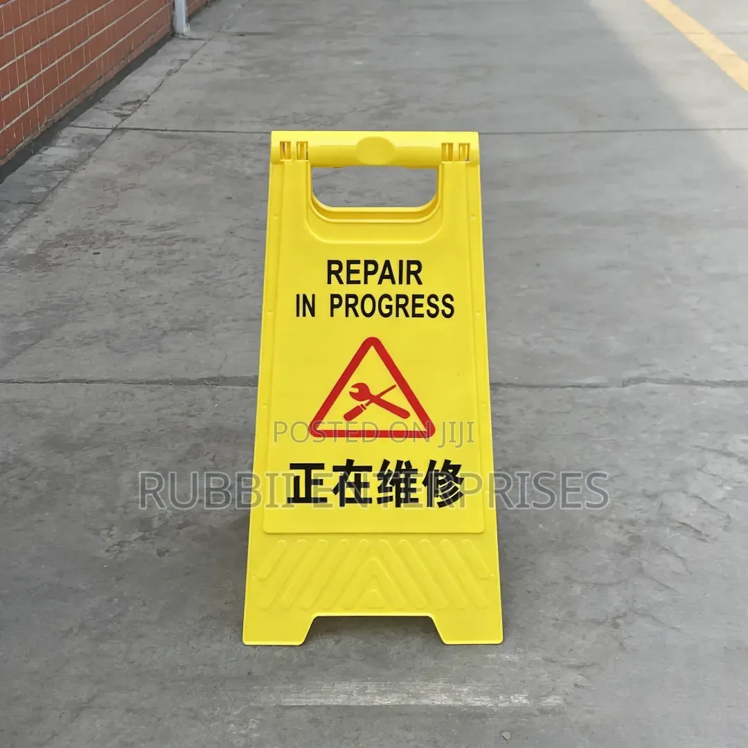 Foldable a Frame Caution Sign ~ Repair in Progress