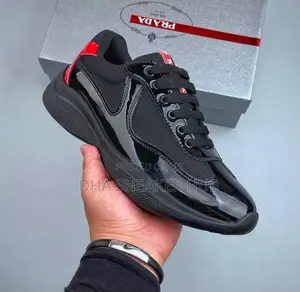 Prada Luxury Fashion Sneakers Black
