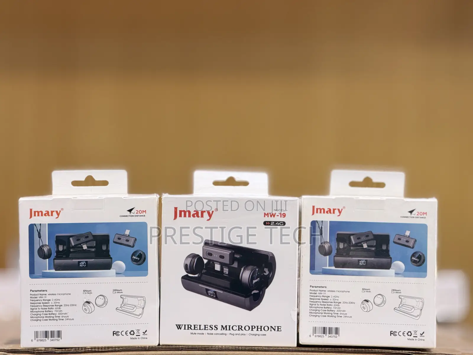 Jmary MW-19 Wireless Microphone 2in1 Dual Mic (Type-C Lightning)