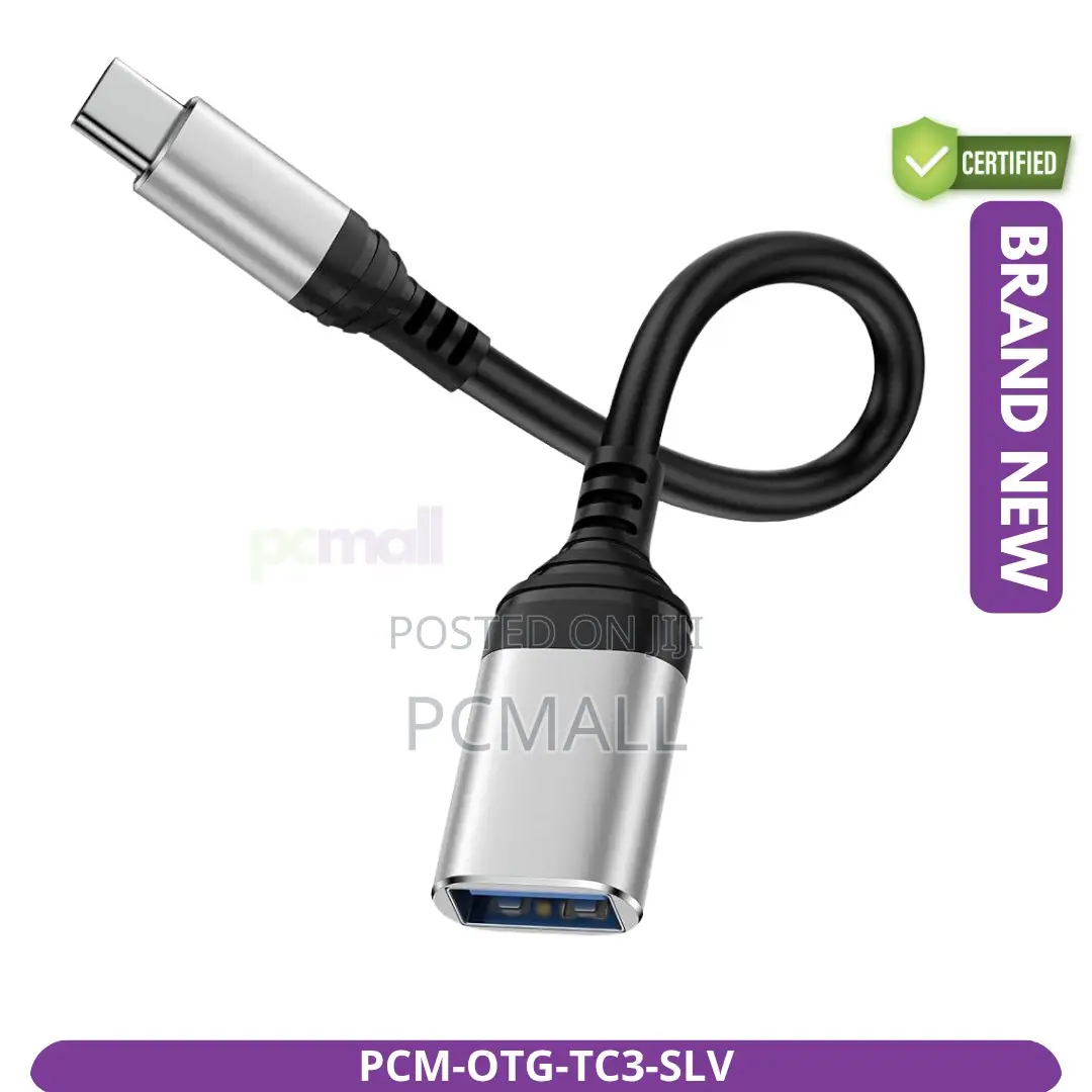 USB Type-C to USB 3.0 OTG Adapter Silver Brand New