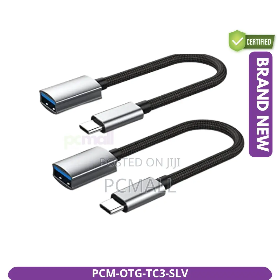USB Type-C to USB 3.0 OTG Adapter Silver Brand New