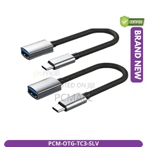 USB Type-C to USB 3.0 OTG Adapter Silver Brand New