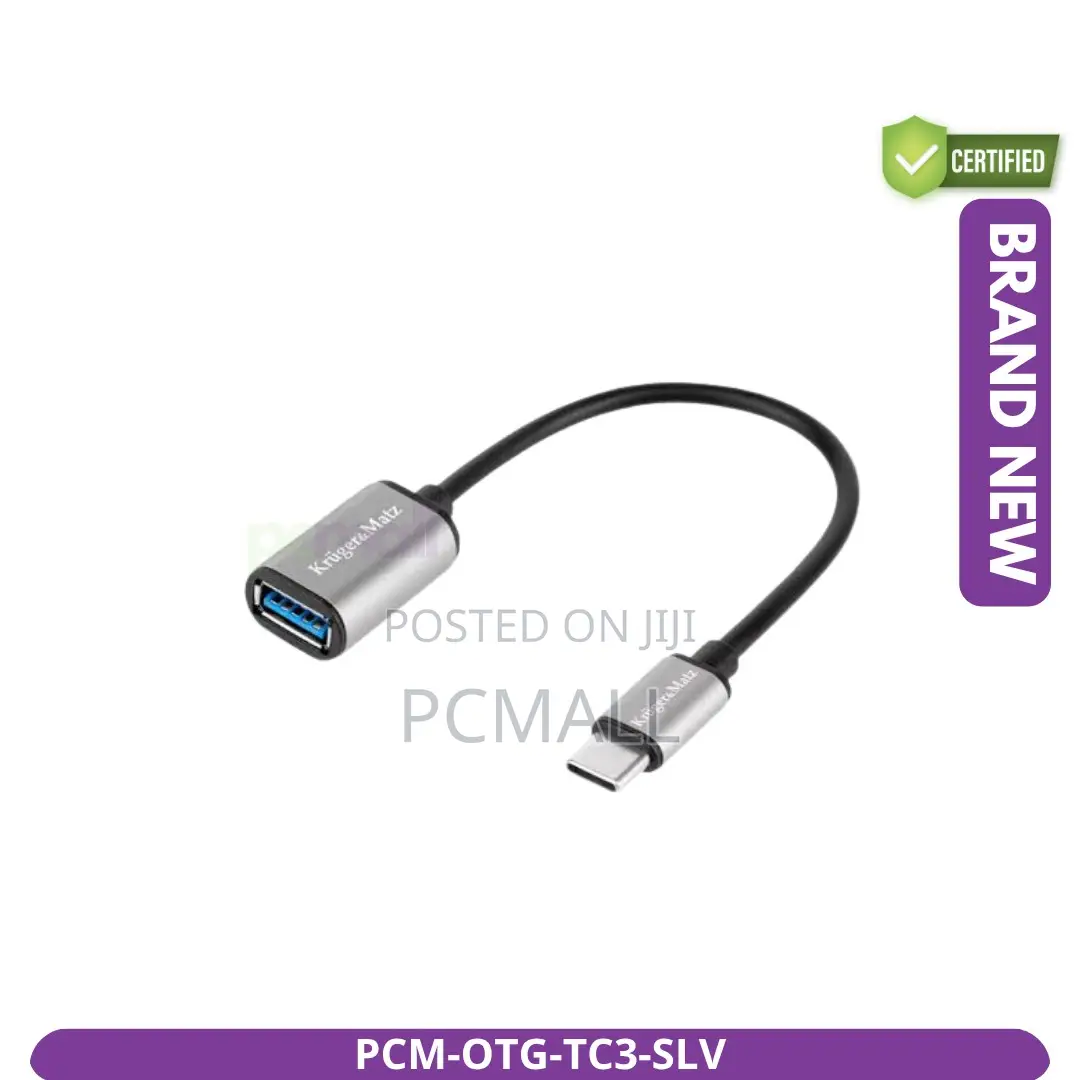 USB Type-C to USB 3.0 OTG Adapter Silver Brand New