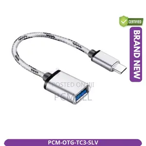 USB Type-C to USB 3.0 OTG Adapter Silver Brand New