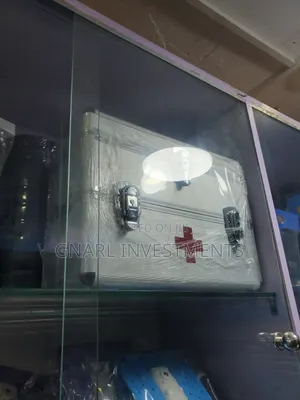 Portable, Empty Aluminum First Aid Kit
