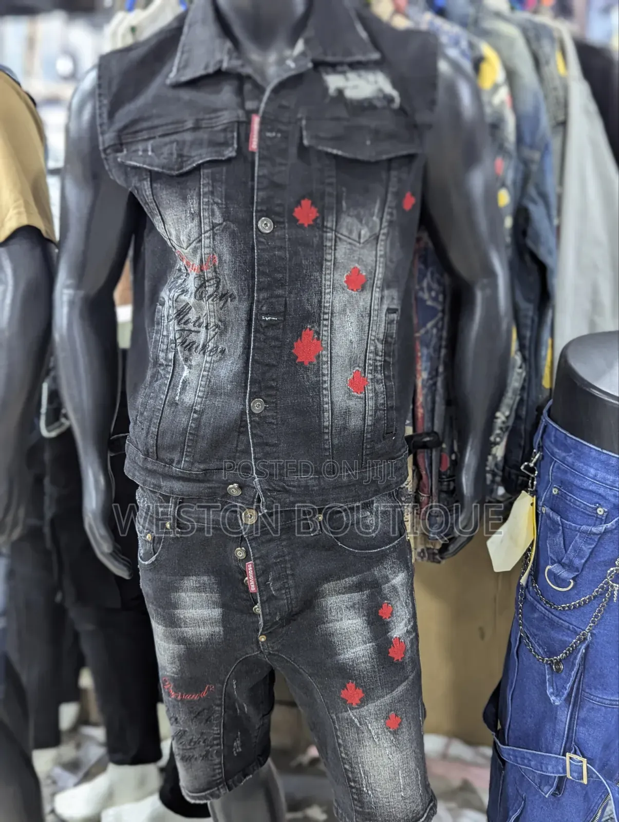 Signature Jean Beach Wear Two Piece for Men