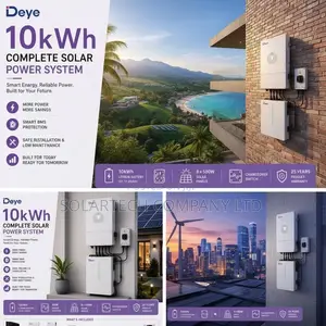 Deye 10kWh Solar System | 8kW Hybrid | 10-Year Warranty