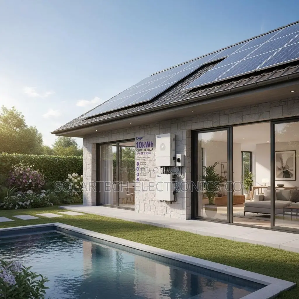 Deye 10kWh Complete Solar Kit | 8kW Hybrid | 20-Year Life