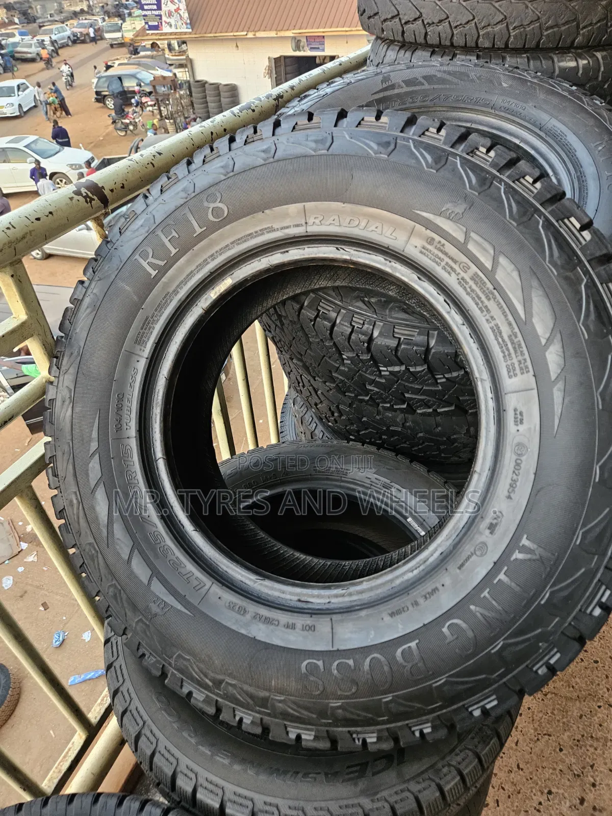 235 75 R15 in Kingboss Type Used but Almost New Tires 2pises Available