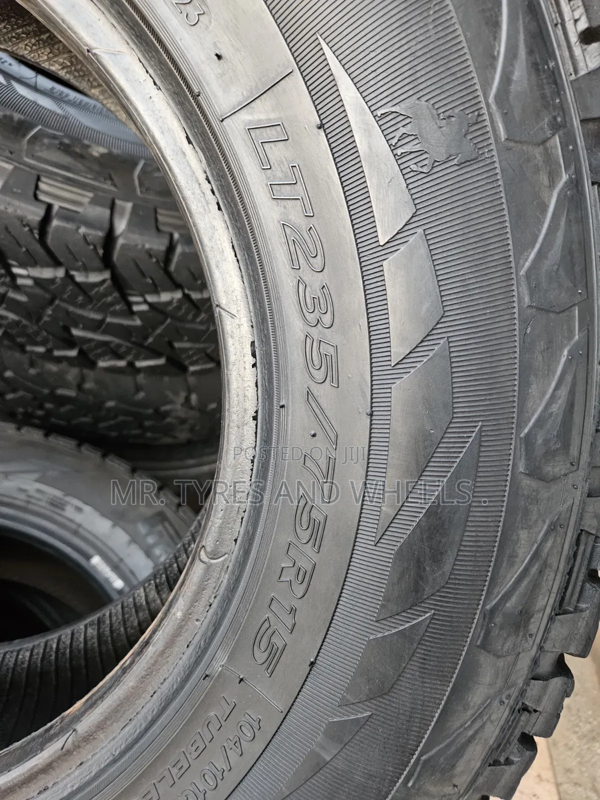 235 75 R15 in Kingboss Type Used but Almost New Tires 2pises Available
