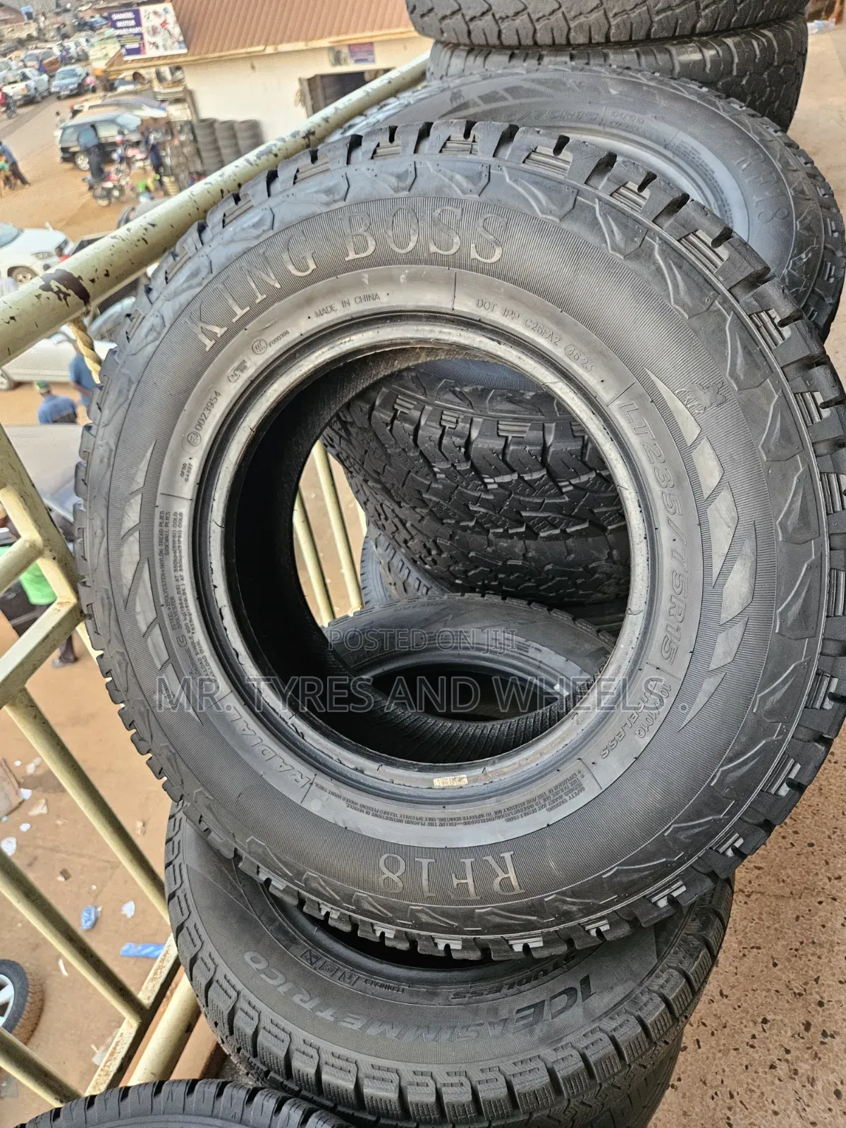 235 75 R15 in Kingboss Type Used but Almost New Tires 2pises Available