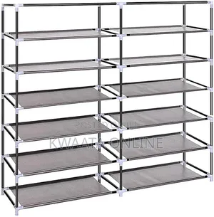 Folding Shoe Rack- Double 6 Layer. Shoe Organiser Multipurpose Rack