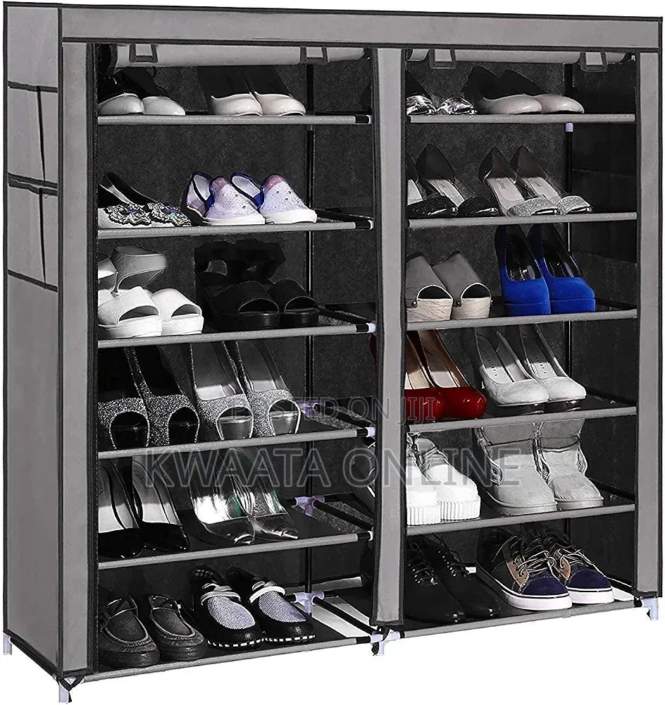 Folding Shoe Rack- Double 6 Layer. Shoe Organiser Multipurpose Rack