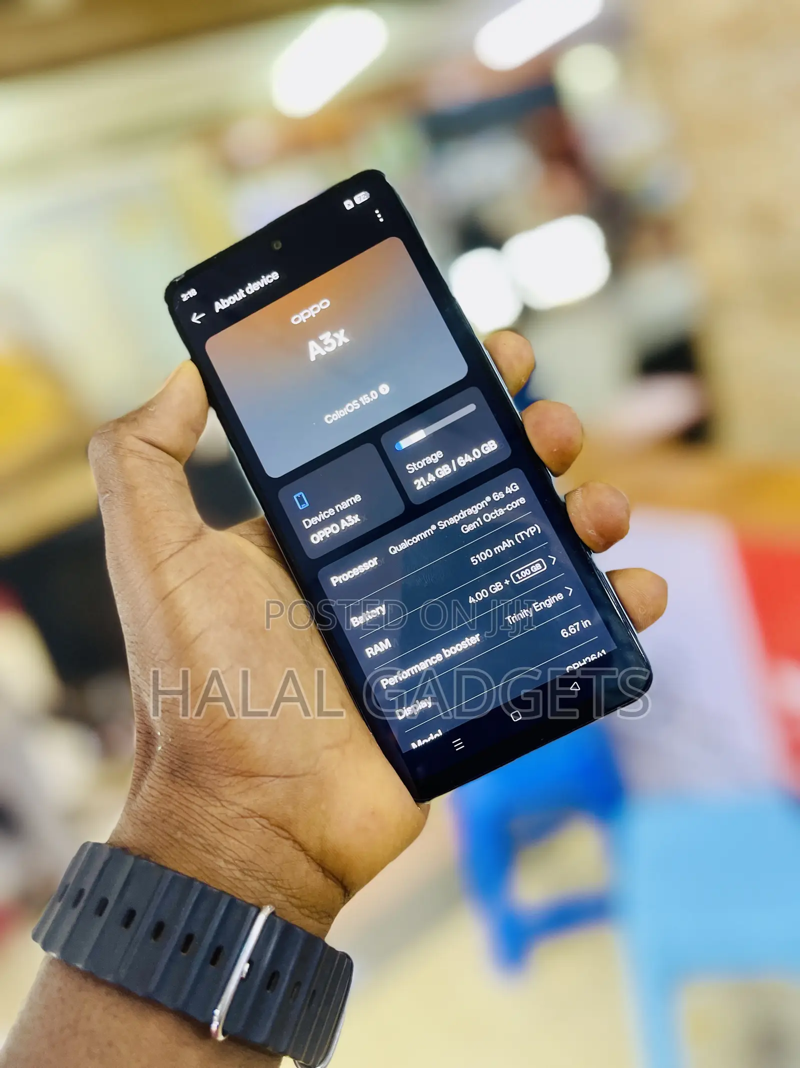 Oppo A3x 64 GB Green