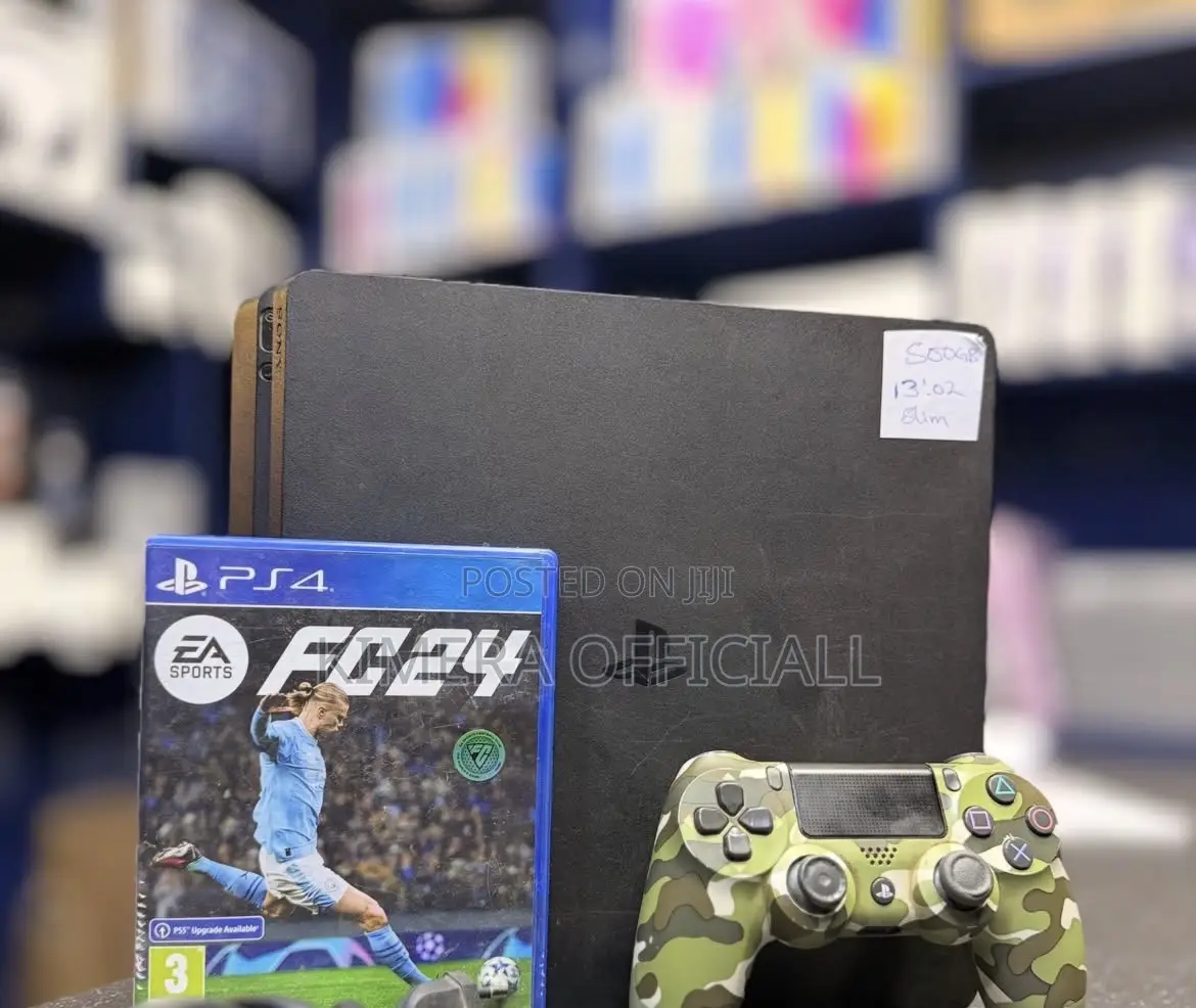 PS4 Slim With 12 Games, 2pads. Pure Gold, Not Cheap Stuff.