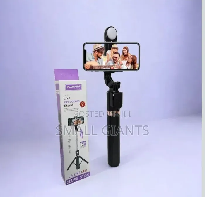 Plokama Live LED 4-in-1 Selfie Stick Tripod