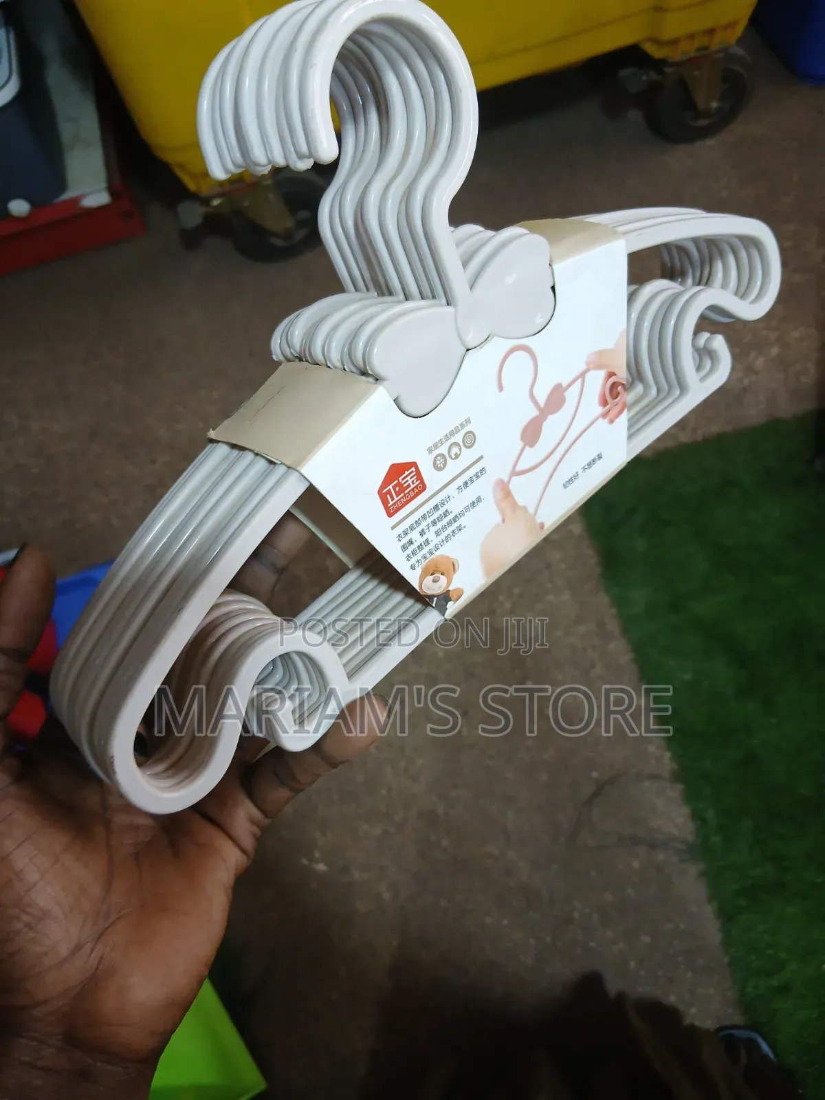 Baby Clothes Hangers, a Durable Plastic Construction