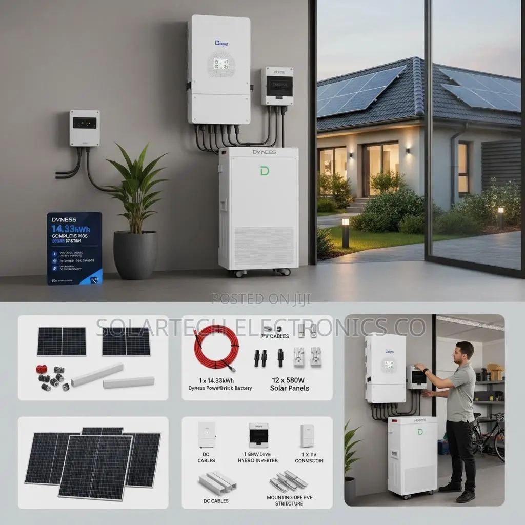 Smart Energy Storage System 14.33kWh Dyness With Deye Inverter