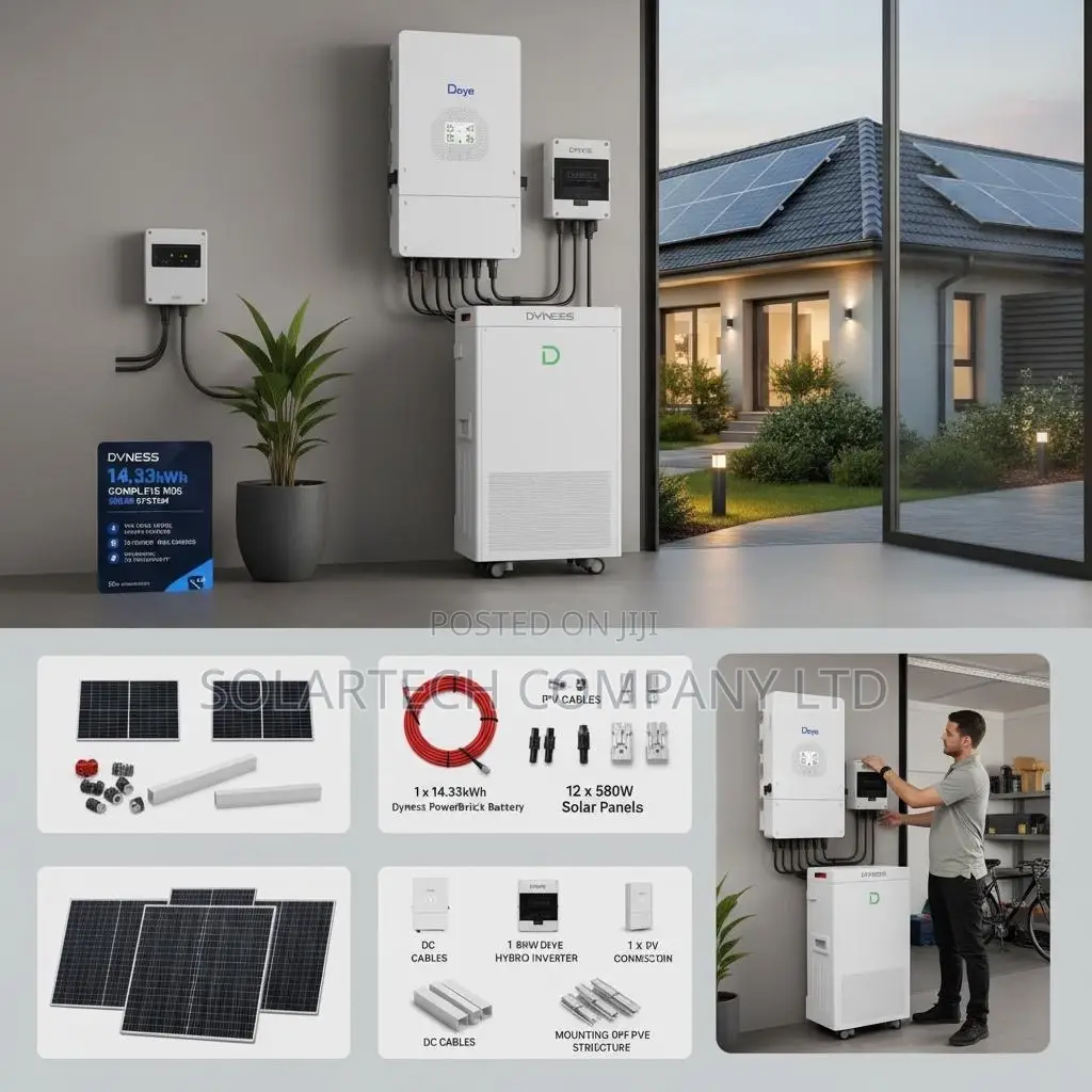 Smart Energy Storage System 14.33kWh Dyness With Deye Inverter
