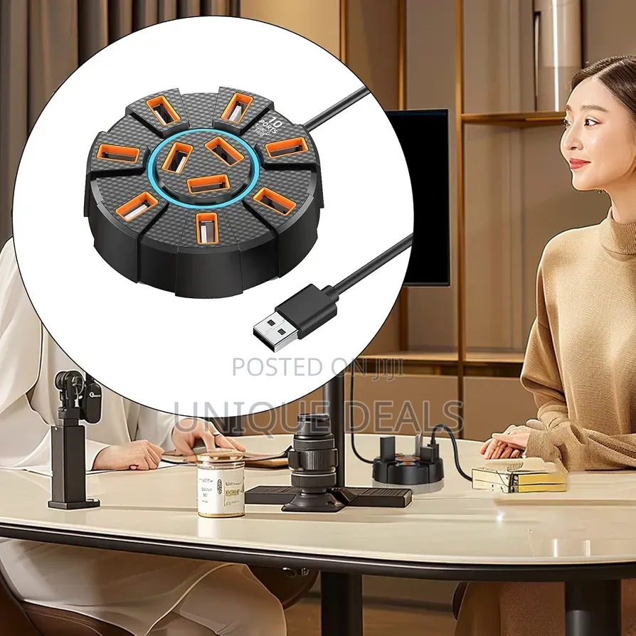 Station Expansion Dock 10 Port USB Hubs
